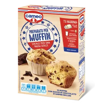 Dr. Oetker Preparato per Muffin con gocce di cioccolato