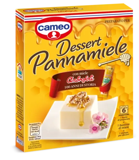 Dr. Oetker Preparato per Dessert Pannamiele con miele Ambrosoli