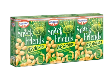 cameo arachidi salate 40g x3 finemente tritate