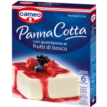 Dr. Oetker Preparato per Panna Cotta con guarnizione ai frutti di bosco