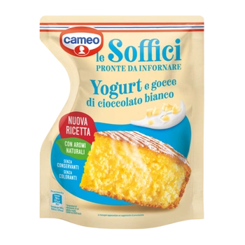 Dr. Oetker Torta Soffice allo yogurt con gocce di cioccolato bianco pronta da infornare