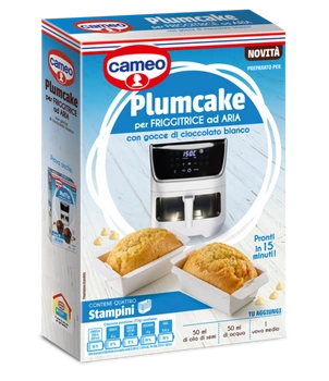 Dr. Oetker Preparato per Plumcake per friggitrice ad aria con gocce di cioccolato bianco
