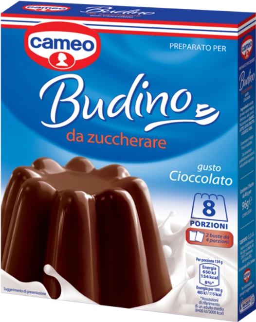 Dr. Oetker Preparato per Budino da zuccherare gusto cioccolato