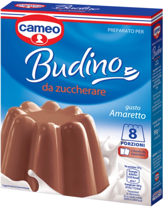 Dr. Oetker Preparato per Budino da zuccherare gusto amaretto