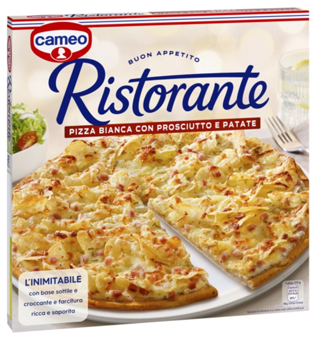 Dr. Oetker Pizza Ristorante Bianca con Prosciutto e Patate