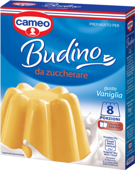 Preparato per Budino da zuccherare gusto vaniglia