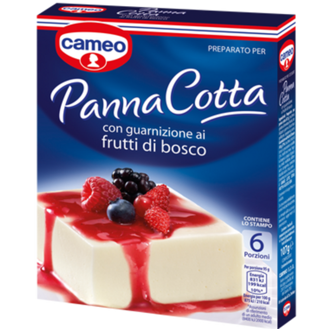 Dr. Oetker Preparato per Panna Cotta con guarnizione ai frutti di bosco