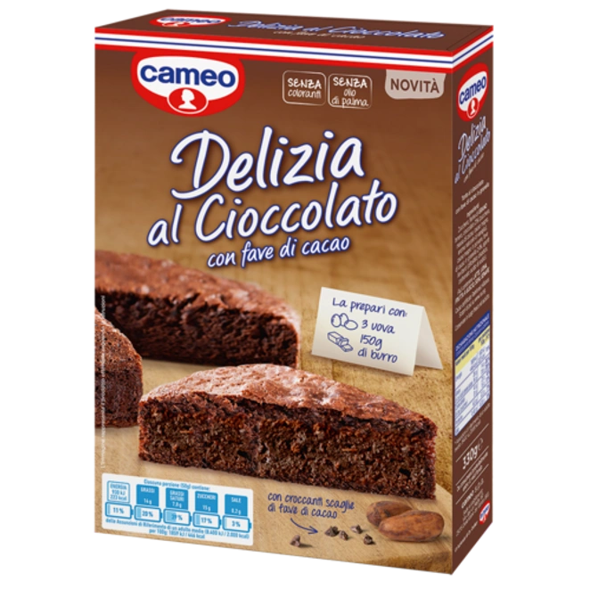 Dr. Oetker Preparato per torta Delizia al Cioccolato con fave di cacao